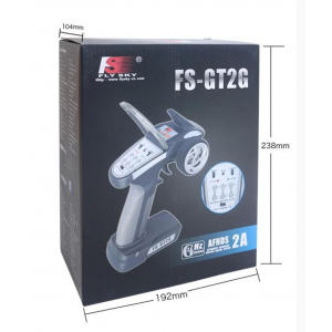 Аппаратура управления 2-канальная FlySky FS-GT2G 2.4Ghz с приёмником A3